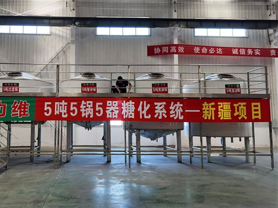 红桥精酿啤酒设备厂—5吨精酿啤酒设备—新疆项目